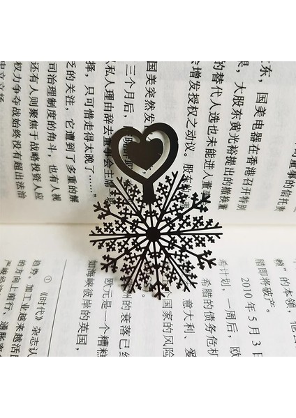 No.3 Kar Tanesi Yer Imleri Paslanmaz Çelik Mutlu Noeller Kitap Sayfası Işaretleyici Metal Çiçek Kitap Ayracı (Yurt Dışından) modelleri