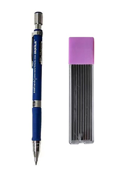 Set B 2.0mm Otomatik Kalem 2b Kurşun Kalem Profesyonel Çizim Yazma Mekanik Kalem Kurşun Kalem Ofis Okul Malzemeleri (Yurt Dışından)