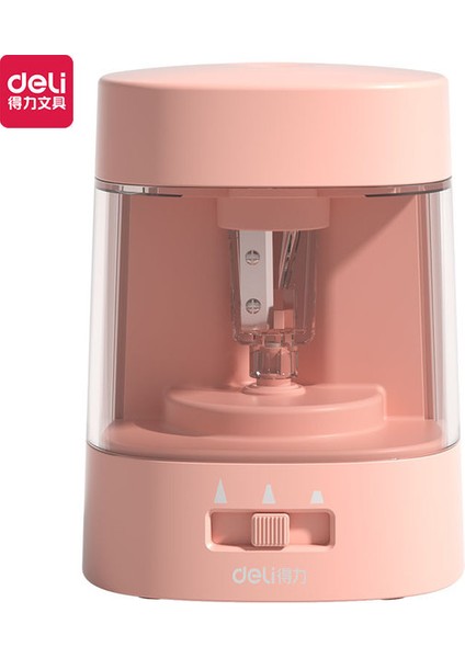 Va3 Pink Deli Elektrikli Kalemtıraş Tek Parmakla Kontrol Güç Tasarruflu ve Dayanıklı Görsel Atık Kutusu Değiştirilebilir Dolum Bileyiciler (Yurt Dışından)