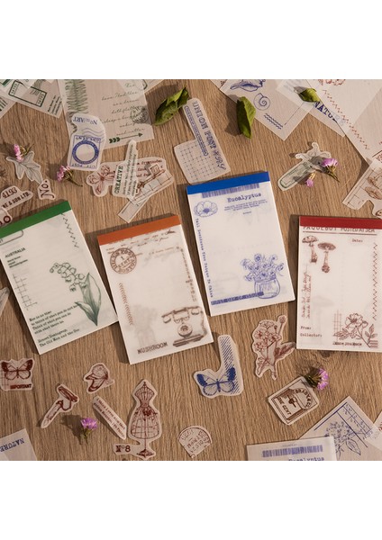 03 30 Sayfa/paket Vintage Doğal Koleksiyon Serisi Sülfürik Asit Kağıt Bloknot Not Defteri Kırtasiye Okul Malzemeleri (Yurt Dışından) modelleri