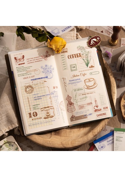 03 30 Sayfa/paket Vintage Doğal Koleksiyon Serisi Sülfürik Asit Kağıt Bloknot Not Defteri Kırtasiye Okul Malzemeleri (Yurt Dışından) fırsatları