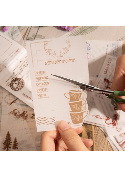 03 30 Sayfa/paket Vintage Doğal Koleksiyon Serisi Sülfürik Asit Kağıt Bloknot Not Defteri Kırtasiye Okul Malzemeleri (Yurt Dışından) indirimleri