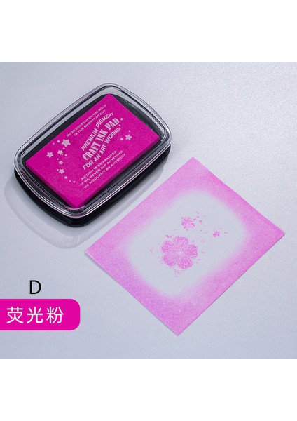 D Mphout 20 Renk Büyük Boy Mürekkep Pedi Damga Planlayıcısı Scrapbooking Silikon Damga Inkpad Diy Günlüğü Tebrik Kartı Yapımı Malzemeleri (Yurt Dışından)