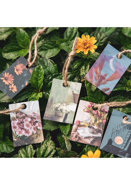 E Journamm 100 Adet/paket Estetik Çiçekler Serisi Mini Malzeme Kitap Scrapbooking Deco Kırtasiye Önemsiz Dergisi Yaratıcı Not (Yurt Dışından)