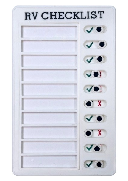 7HH804185-1 Çok Amaçlı Not Kontrol Listesi Yapılacaklar Listesi Pedi 5''x8'' Araba Rv Ev Sınıf Duvarı Için Ayarlanabilir Işlerim Kontrol Listesi Kurulu (Yurt Dışından)