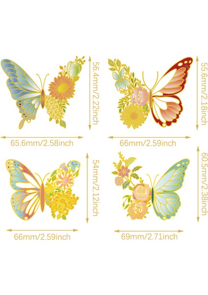 A2 Çin Tarzı Metal Kelebek Çiçek Imleri Zarif Hollow Püskül Kolye Kitap Klipsi Öğrenciler Okuma Aracı Okul Malzemeleri (Yurt Dışından) indirimleri