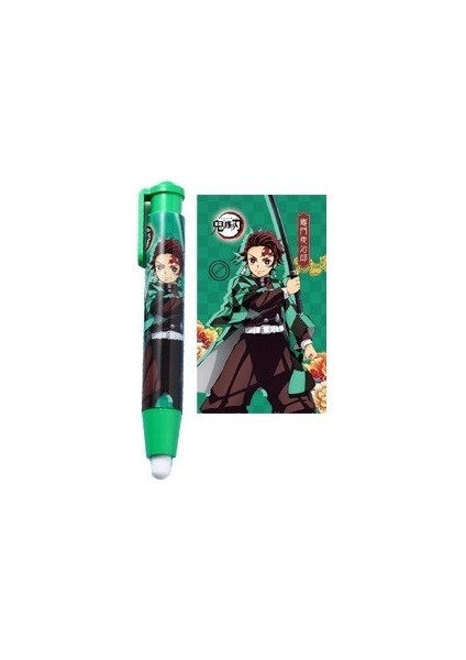 Bir Anime Demon Slayer Kimetsu No Yaiba Sevimli Desen Kalem Tipi Geri Çekilebilir Silgi Çocuk Öğrenci Kurşun Kalem Silgisi Hashibira Inosuke (Yurt Dışından)