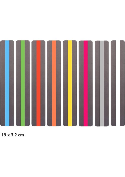 B 8 Adet 6/8/10 Adet Şeffaf Okuma Kılavuzu Şerit Okul Malzemeleri Fosforlu Renkli Kaplamalar Disleksi Öğrenci Için Plastik Kitap Ayracı (Yurt Dışından) modelleri