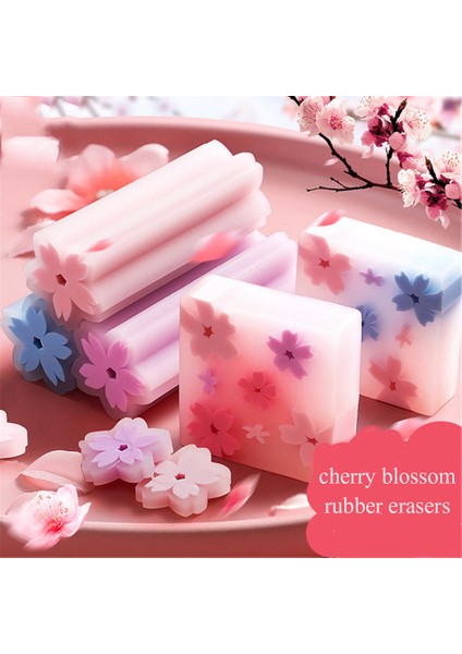 1 Adet Kare 1 Adet Kawaii Sakura Çiçeği Silgi Temiz Silin Düzeltme Araçları Kalem Kauçuk Okul Çocuklar Için Jöle Renkli Kalem Silgi (Yurt Dışından) modelleri