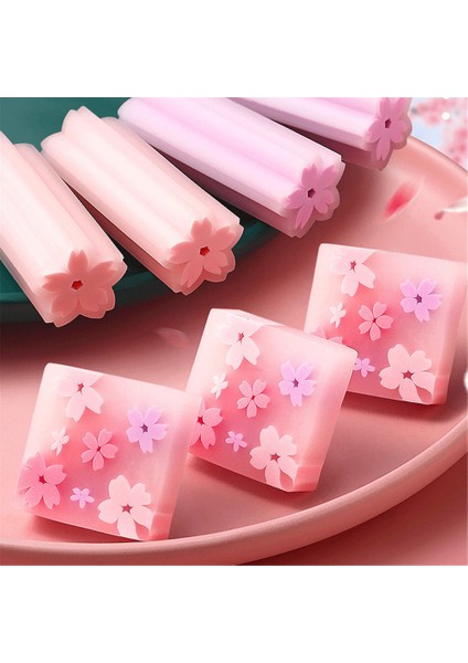 1 Adet Kare 1 Adet Kawaii Sakura Çiçeği Silgi Temiz Silin Düzeltme Araçları Kalem Kauçuk Okul Çocuklar Için Jöle Renkli Kalem Silgi (Yurt Dışından) indirimleri