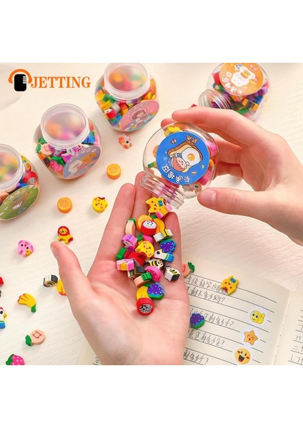 Xs 50 Adet/takım Sevimli Kauçuk Silgi Yaratıcı Hayvan Meyve Kalem Silgi Mini Kawaii Kırtasiye Çocuklar Öğrenci Ofis Malzemeleri (Yurt Dışından) modelleri