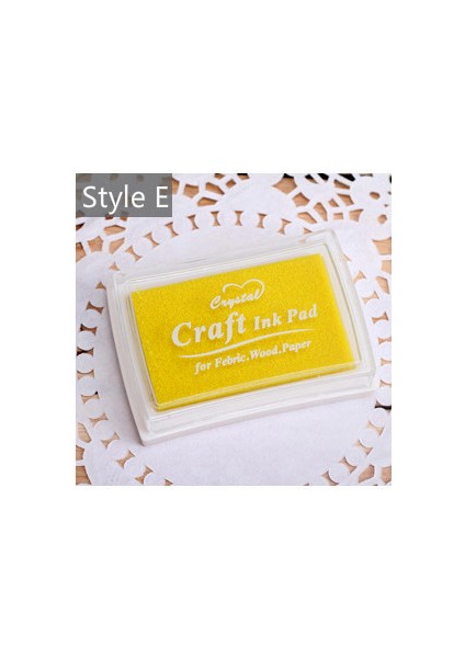 E Mr Kağıt 15 Renk Inkpad El Yapımı Dıy Zanaat Yağ Bazlı Mürekkep Pedi Kumaş Ahşap Kağıt Scrapbooking Mürekkep Pedi Parmak Boyama (Yurt Dışından)