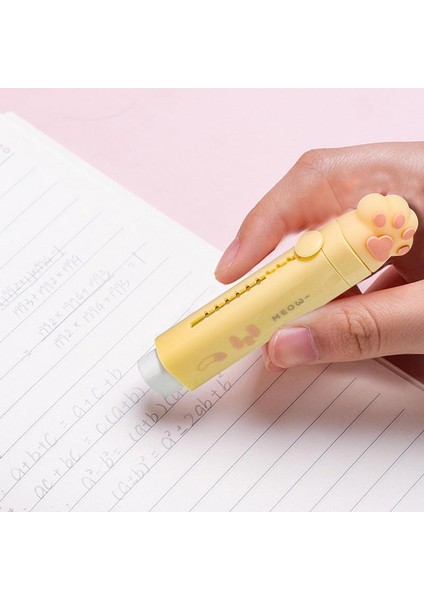 Mavi Kedi Paw Şekilli Silgi Silgi Kalem Kawaii Silgi Sevimli Kauçuk Geri Çekilebilir Kedi Paw Silgi Öğrenciler Yazma Çizim (Yurt Dışından) fırsatları