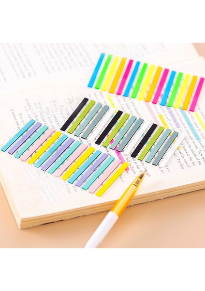 N5-240SHEETS 300 Adet Okuma Yardımı Vurgulamak Etiket Şeffaf Floresan Endeksi Sekmeler Bayraklar Yapışkan Not Kırtasiye Okul Ofis Malzemeleri (Yurt Dışından)
