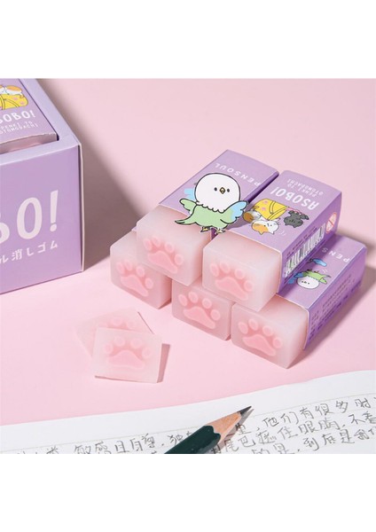 3 Adet 3 Adet Sevimli Kedi Pençe Silgi Kalem Kapağı Sanat Kırtasiye Çizim Sınavı Kauçuk Earser Düzeltme Araçları Kalem Topper Okul Malzemeleri (Yurt Dışından)