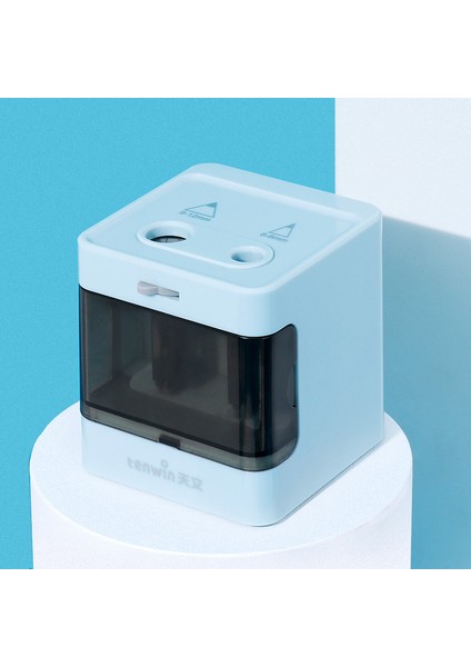 Mavi Tenwin Otomatik Elektrikli Kalemtıraş Mini USB Çift Güç Kalemtıraş Kaynağı Okul Öğrencileri Kırtasiye 6-12MM Kalem (Yurt Dışından) modelleri