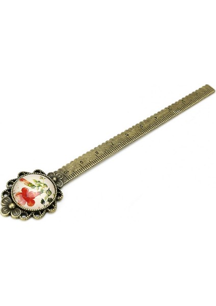 Vintage Cetvel Dayanıklı Retro Kitap Ayracı Çok Amaçlı Dekoratif Şık 10 cm Kazınmış Cetvel Retro Kitap Ayracı (Yurt Dışından) modelleri