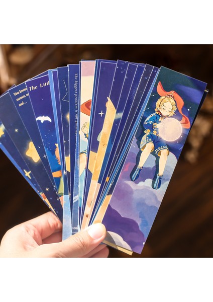 DN1909-D Küçük Prens Tema Kitap Ayracı Estetik Kırtasiye Malzemeleri Dekor Günlüğü Scrapbooking Defterler Kitap Aksesuarları Sanat Malzemesi (Yurt Dışından) fırsatları