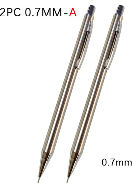 2 Adet 0.7mm-A 2 Adet/grup 0.5 0.7 0.9 2.0mm Çizim Kalem Seti 2b Sanat Kroki Yazma Metal Mekanik Kurşun Kalem Paslanmaz Çelik ve Bakır Malzeme (Yurt Dışından)