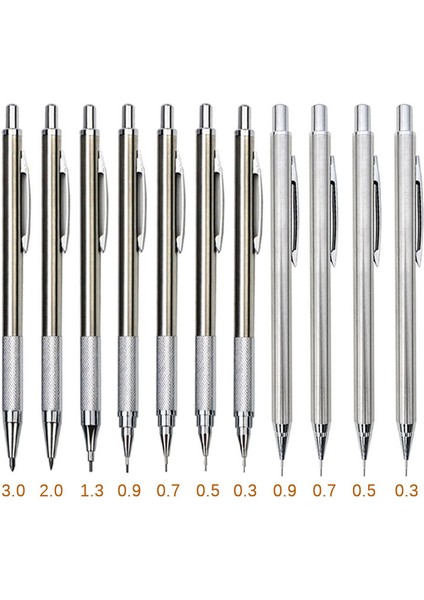 2 Adet 0.7mm-A 2 Adet/grup 0.5 0.7 0.9 2.0mm Çizim Kalem Seti 2b Sanat Kroki Yazma Metal Mekanik Kurşun Kalem Paslanmaz Çelik ve Bakır Malzeme (Yurt Dışından)