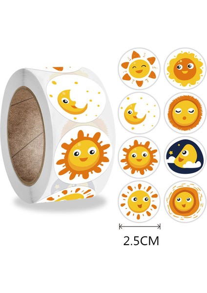 17 Çeşitli Gülen Yüz Portre Çıkartmaları Dizüstü Çocuk Oyuncakları Öğretmen Ödülü Ilham Verici Çıkartmalar 2.5CM500PCS (Yurt Dışından)