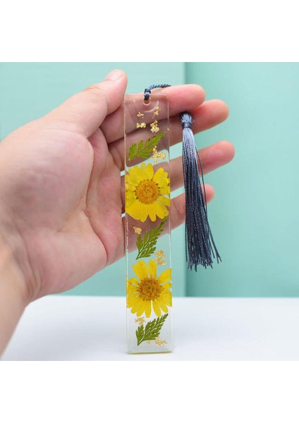 13 Çiçek Altın Folyo Yer Imi Damla Sakız Şeffaf Reçine Yer Imi Güzel Kitap Sayfası Işareti Öğrenci Kırtasiye (Yurt Dışından)