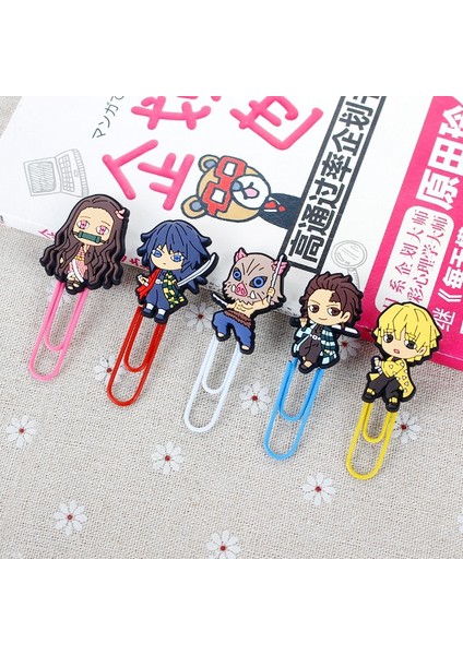11 Sıcak Satış 1 Parça Yüksek Kaliteli Silikon Anime Iblis Avcısı Ataşlar Imleri Sevimli Karikatür Öğrenciler Metal Kitap Ayraçları (Yurt Dışından) fiyatları