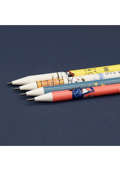 Set E Kawaii 2.0mm Kalın Mekanik Kurşun Kalem Seti 2b Otomatik Kalemler Çizim Yazma Araçları Kırtasiye Seti Için Kalem Kurşun (Yurt Dışından)
