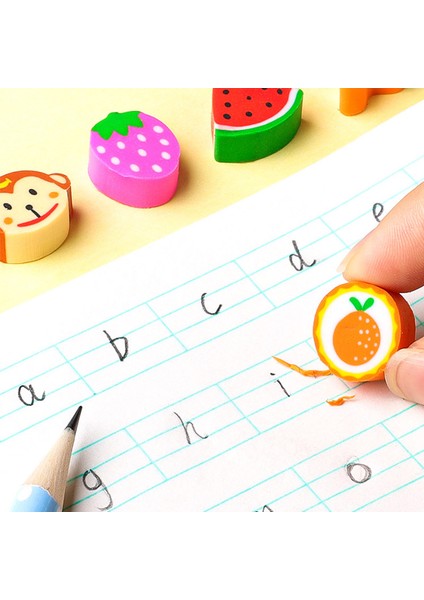 Noel 50 Adet/takım Sevimli Kauçuk Silgi Yaratıcı Hayvan Meyve Kalem Silgi Mini Kawaii Kırtasiye Çocuklar Öğrenci Ofis Malzemeleri (Yurt Dışından) fırsatları