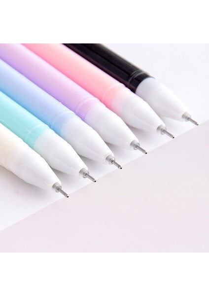 Siyah 6 Adet/takım Kawaii Kedi Jel Kalem 0.38MM Yaratıcı Sevimli Nötr Mürekkep Kalem Çocuk Hediye Okul Ofis Yazma Malzemeleri Kırtasiye (Yurt Dışından) indirimleri