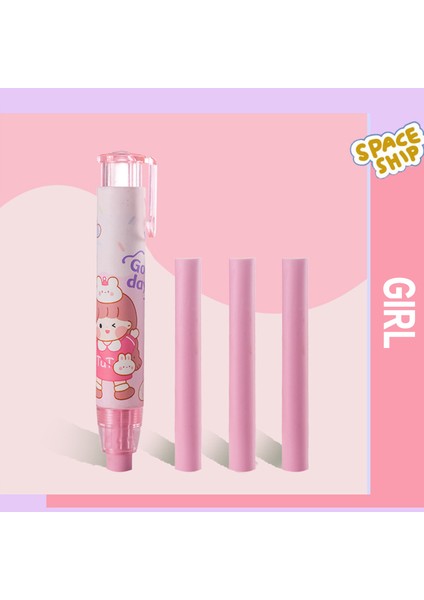 Unicorn 2 Karikatür Itme-Çekme Çizim Silgi Ofis Personeli Için Öğrenci Kırtasiye Malzemeleri Için Güzel Silgiler Oluşturmak (Yurt Dışından)