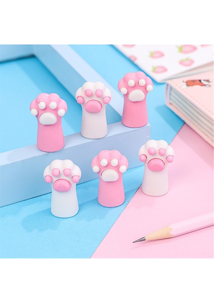 Resim Gösterisi Olarak 3 Adet/takım Sevimli Kedi Pençe Silgi Kawaii Kırtasiye Kalem Kapağı Kauçuk Earser Çocuk Oyuncakları Düzeltme Araçları Kalem Topper Okul Malzemeleri (Yurt Dışından) fiyatları
