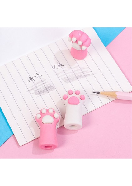 Resim Gösterisi Olarak 3 Adet/takım Sevimli Kedi Pençe Silgi Kawaii Kırtasiye Kalem Kapağı Kauçuk Earser Çocuk Oyuncakları Düzeltme Araçları Kalem Topper Okul Malzemeleri (Yurt Dışından) indirimleri