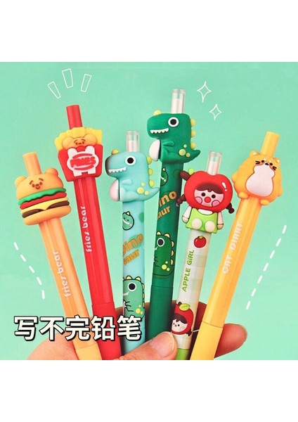 D 24 Adet Kutu ile 24 Adet/kutu Kawaii 0.5mm Mekanik Kurşun Kalem Panda Köpek Sevimli Yazmaya Devam Edin Mekanik Kurşun Kalem Öğrenci Okul Kırtasiye Ofis Malzemeleri (Yurt Dışından)
