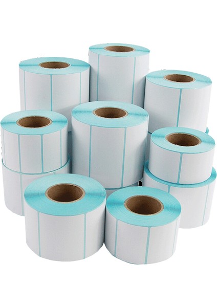 60X60MM-450 Adet 24 Boyut Nakliye Etiket Çıkartmaları Barkod Çıkartmaları Zebra Için Boş Kağıt Etiket Kağıt Yapışkanlı Etiket Süpermarket Boş Etiket (Yurt Dışından)