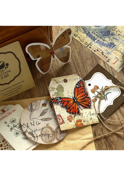 Bir Yoofun 86 Adet/grup Çok Malzeme Scrapbooking Kolaj Önemsiz Günlük Kaydı Malzeme Çantası 1 M Halat Çıkartmalar Malzeme Kağıtları (Yurt Dışından)