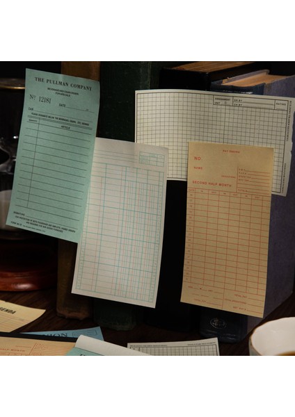 Stil 1 Vintage Malzeme Kağıt Program Kayıt Makbuz Notları Fatura Listesi Scrapbooking Önemsiz Günlük Kaydı Dıy Retro Bloknot Arka Plan Kağıdı (Yurt Dışından) fırsatları