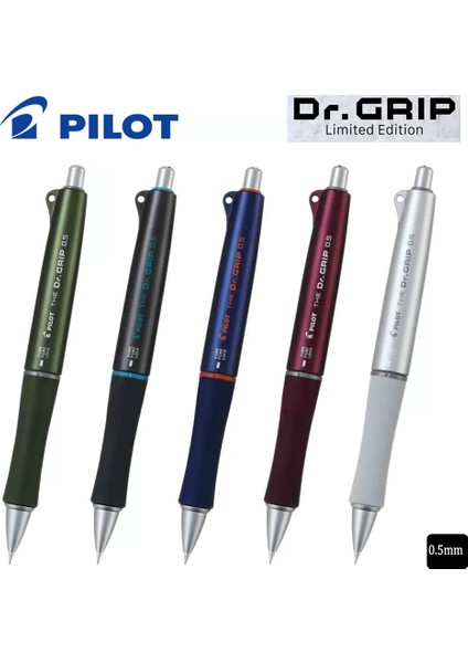 Siyah Japonya Pilot Dr.grip Mekanik Kurşun Kalem HTDG-90R Kurşun Otomatik Kurşun Kalem Çok Modlu Yumuşak Kauçuk Handguard Sanat Kırtasiye (Yurt Dışından)