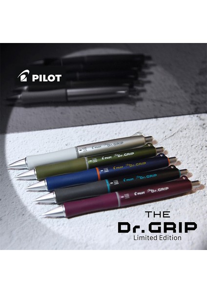 Siyah Japonya Pilot Dr.grip Mekanik Kurşun Kalem HTDG-90R Kurşun Otomatik Kurşun Kalem Çok Modlu Yumuşak Kauçuk Handguard Sanat Kırtasiye (Yurt Dışından)