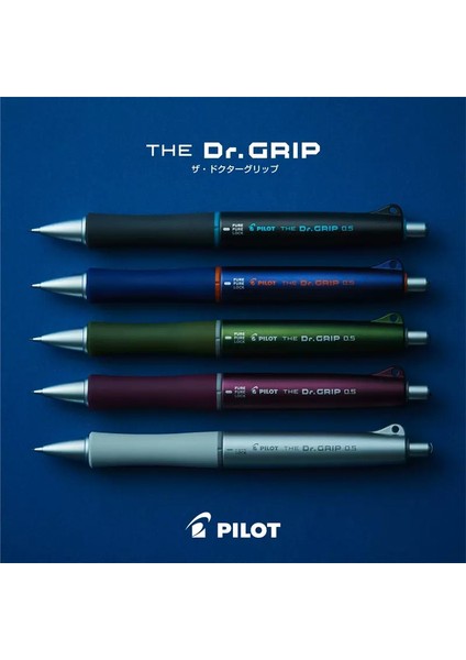 Siyah Japonya Pilot Dr.grip Mekanik Kurşun Kalem HTDG-90R Kurşun Otomatik Kurşun Kalem Çok Modlu Yumuşak Kauçuk Handguard Sanat Kırtasiye (Yurt Dışından)