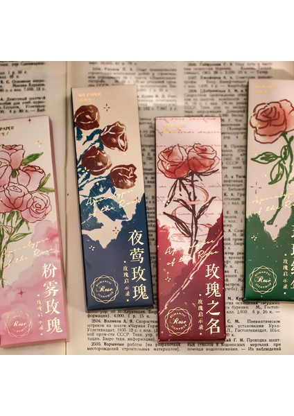 Stil 3 30 Adet Gül Kağıt Kitap Ayracı Kitap Aksesuarları Marque Sayfa Kırtasiye Çiçekler Kitap Ayracı Separador De Libro Okul Malzemeleri Imleri (Yurt Dışından) modelleri