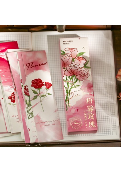 Stil 3 30 Adet Gül Kağıt Kitap Ayracı Kitap Aksesuarları Marque Sayfa Kırtasiye Çiçekler Kitap Ayracı Separador De Libro Okul Malzemeleri Imleri (Yurt Dışından) fırsatları