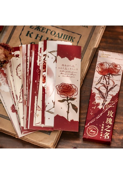 Stil 3 30 Adet Gül Kağıt Kitap Ayracı Kitap Aksesuarları Marque Sayfa Kırtasiye Çiçekler Kitap Ayracı Separador De Libro Okul Malzemeleri Imleri (Yurt Dışından) indirimleri