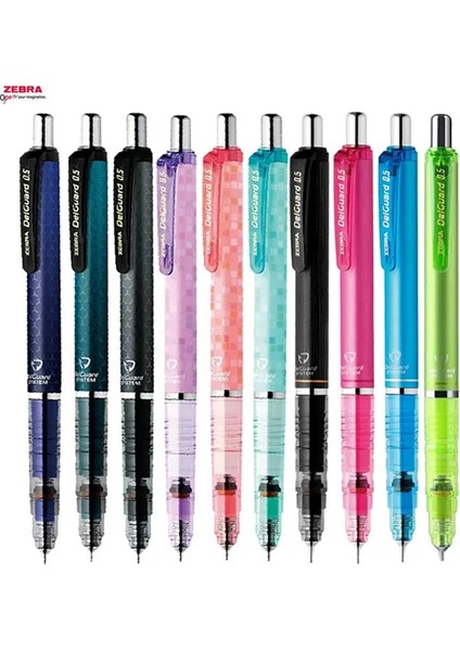 0.5 Koyu Mavi Set Japonya Zebra Delguard Mekanik Kurşun Kalem, 0.3mm/0.5mm/0.7mm Uçlar, Çizim Yazma Için Kurşun Kırılma Koruma Kalemi MA85 (Yurt Dışından) fırsatları