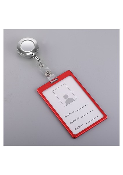 Stil 5 Şirket Çalışan Etiketi Alüminyum Alaşımlı Rozetler Tutucu Ofis Personeli Kimlik Kartı Için Temizle Geçiş Adı Çalışma Kimlik Bilgileri Kol Asmak Ipi (Yurt Dışından)