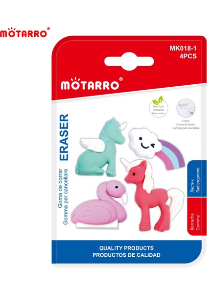 Telefon Olarak 4 Adet Kawaii Karikatür Unicorn Şekilli Silgi Kalem Kauçuk Silgi Çocuklar Için Okul Ofis Malzemeleri Hediye Kırtasiye Ödülleri (Yurt Dışından) fiyatları