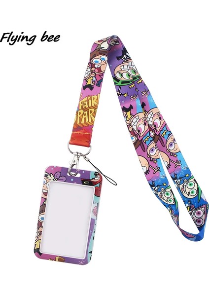 12 Flyingbee X1609 Film Figürü Karikatür Kordon Kart Tutucu Öğrenci Asılı Boyun Cep Telefonu Kordon Dıy Asmak Halat Kement Kordon (Yurt Dışından) fırsatları