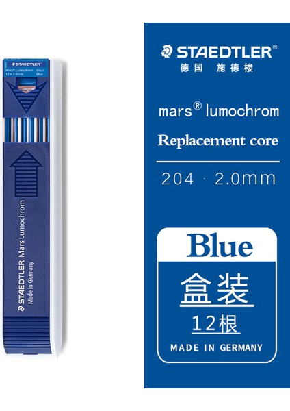 Mavi Staedtler Mekanik Kurşun Kalem 780C/788C Anime Mühendisliği Çizim Tasarım Manga 2.0mm Premium Çizim Kalem Kırtasiye Malzemeleri (Yurt Dışından)