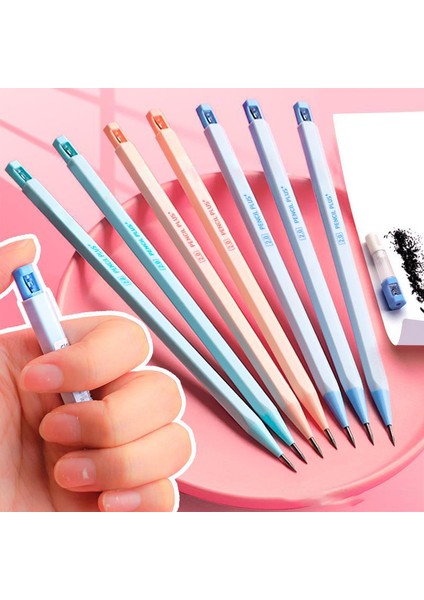 1 Adet Rastgele Kawaii Mekanik Kurşun Kalemler Kalemtraşlar 2.0mm Değiştirilebilir Otomatik Kalemler Kore Kırtasiye Basın Kalemler Okul Ofis (Yurt Dışından) modelleri