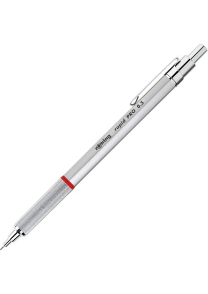 Gümüş Krom 0,5 mm Rotring Rapid Pro Mekanik Kurşun Kalem, 0,5 Mm/0,7 Mm, Gümüş Krom/mat Siyah Eskiz Çizimi Için Profesyonel Otomatik Kurşun Kalemler (Yurt Dışından)
